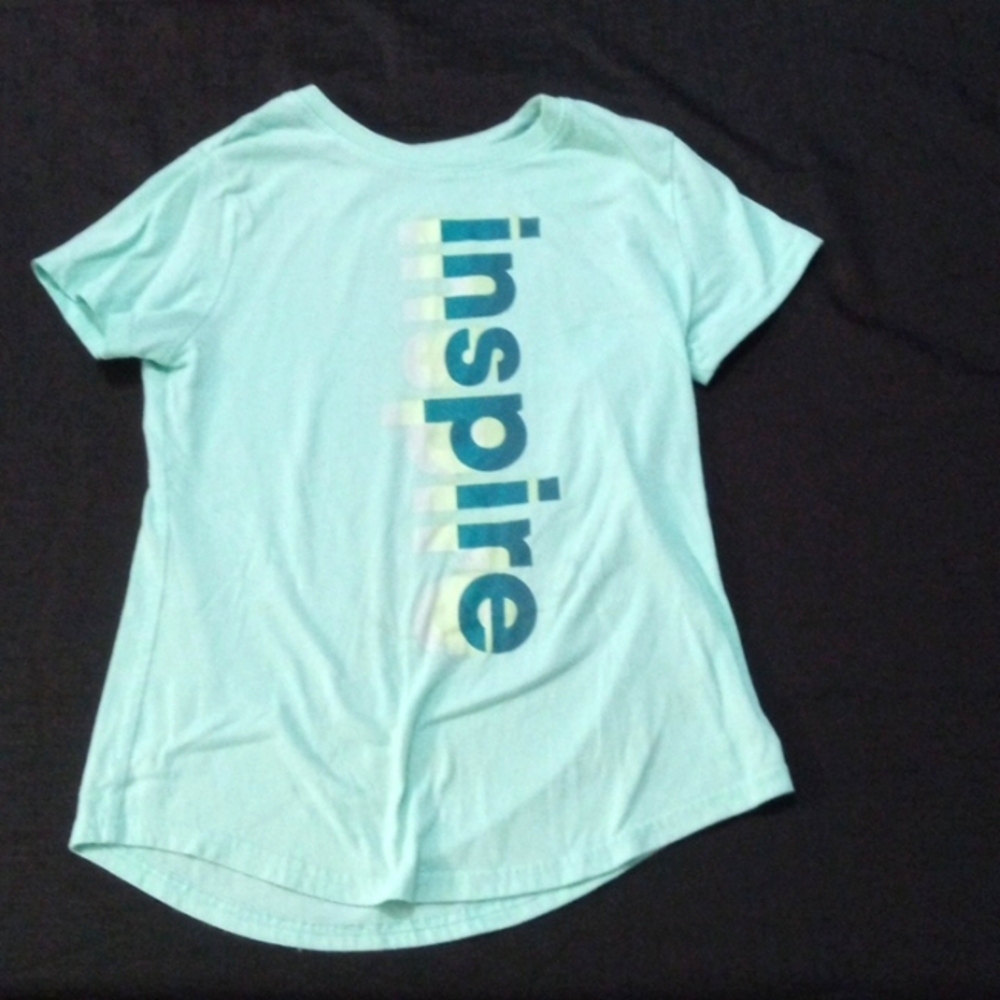 Color is a light turquoise. Size is M 10/12
